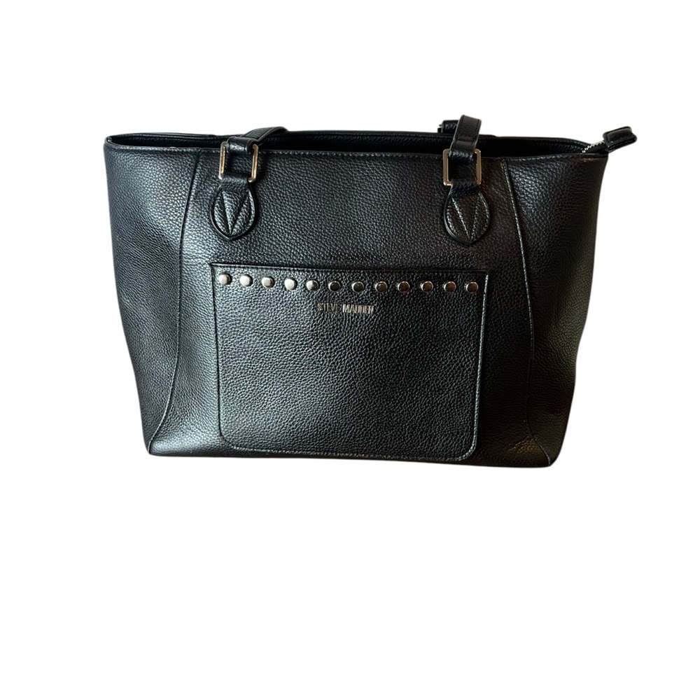 BLACK STEVE MADDEN TOTE - Picture 3 of 12